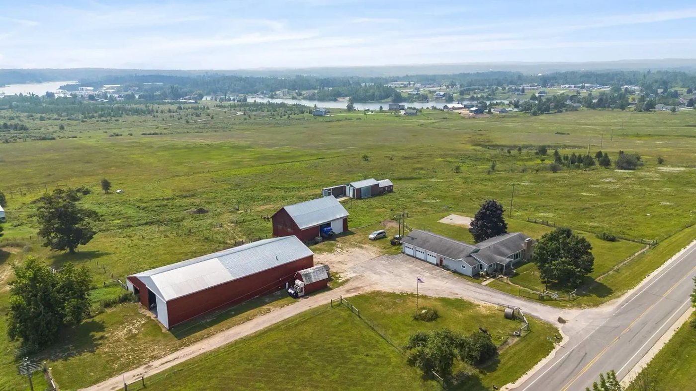 73 Acres of Agricultural Land with Home for Sale in Cheboygan, Michigan -  LandSearch